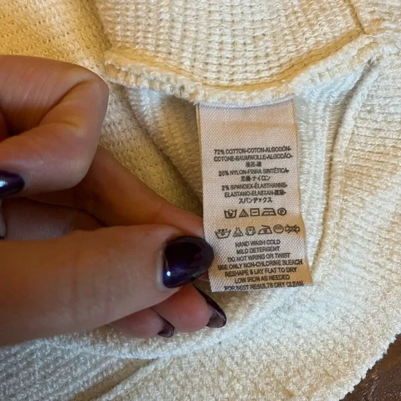 Free People Ottoman Tunic Sweater in Ecru (White), Size XS - Picture 13 of 16